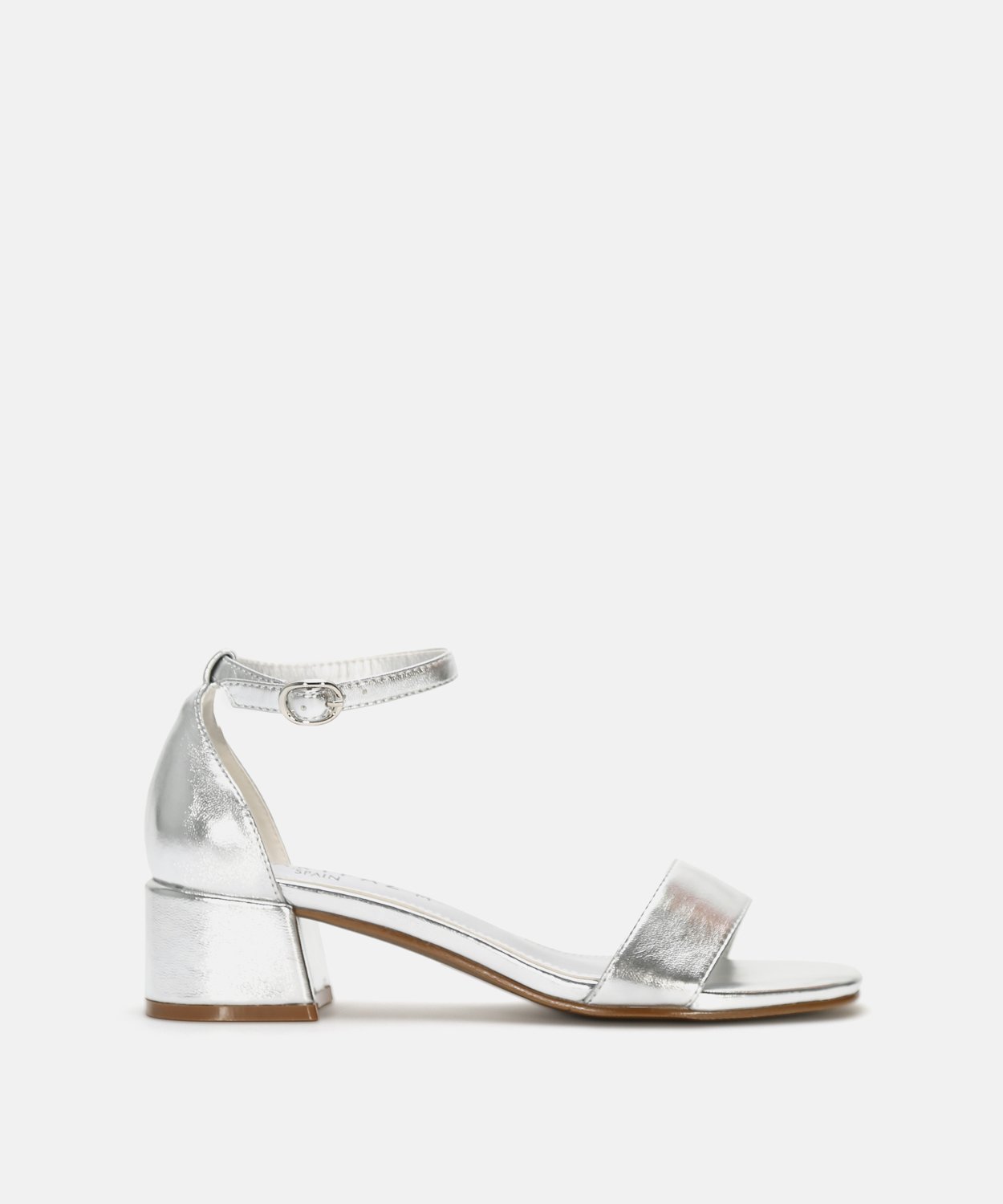 Sandalia tac&oacute;n tira ancha